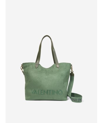 Valentino Girls Courmayeur Shopping Bag in Green (W:34cm) brillant des détails fins