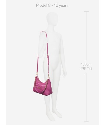 Valentino Girls Laax Hobo Bag in Purple (W: 27cm) Faites des économies