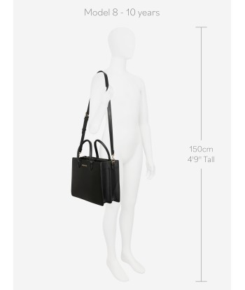 Valentino Girls Zermatt Shopping Bag in Black (W:34cm) soldes