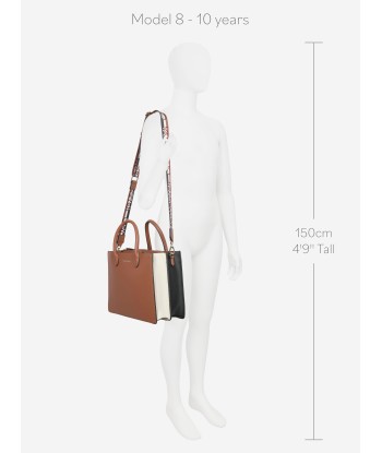 Valentino Girls Zermatt Shopping Bag in Brown (W:34cm) rembourrage situé sous