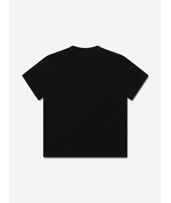 Amiri Kids Crayon Sketch Bar T-Shirt in Black offre 