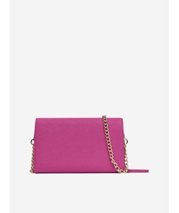 Valentino Girls Zero Wallet With Shoulder Strap in Pink (W:20cm) Venez acheter