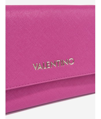 Valentino Girls Zero Wallet With Shoulder Strap in Pink (W:20cm) Venez acheter