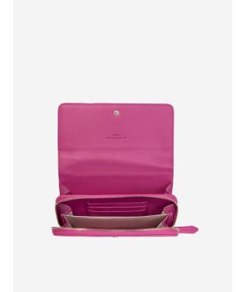 Valentino Girls Zero Wallet With Shoulder Strap in Pink (W:20cm) Venez acheter