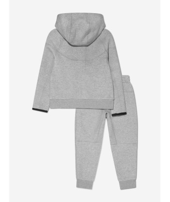 Nike Boys Tech Fleece Hooded Tracksuit in Grey pas cher chine