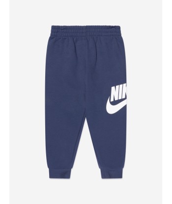 Nike Boys NKN Club Fleece Tracksuit in Navy brillant des détails fins