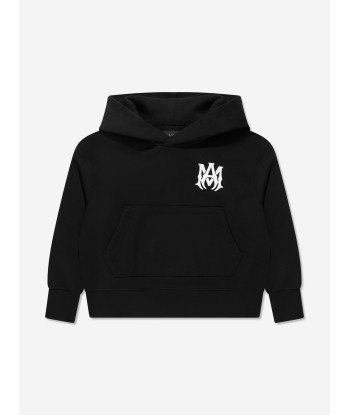 Amiri Kids Logo Hoodie in Black JUSQU'A -70%! 