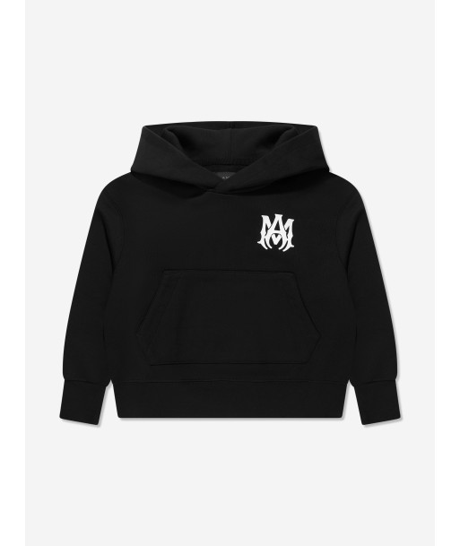 Amiri Kids Logo Hoodie in Black JUSQU'A -70%! 