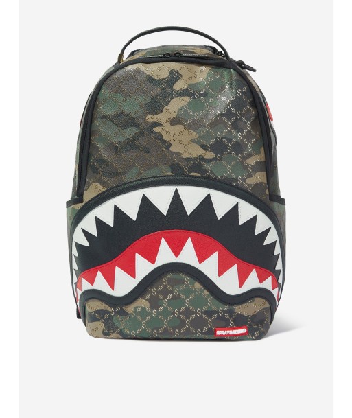 Sprayground Kids $ Pattern Over Camo Backpack in Green Jusqu'à 80% De Réduction