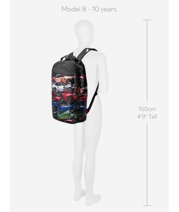 Sprayground Kids Crushed Sports Cars DLXSR Backpack in Multicolour (18" x 6" x 11.5") Faites des économies