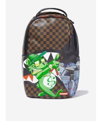 Sprayground Kids Money Bear Reveal Backpack in Brown pas cher