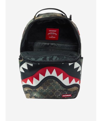 Sprayground Kids $ Pattern Over Camo Backpack in Green Jusqu'à 80% De Réduction