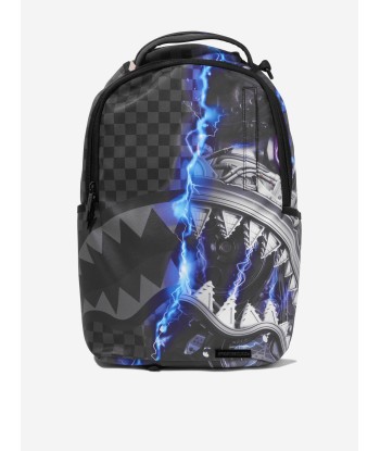 Sprayground Kids Sharkinator 3 Backapck in Black (18" x 6" x 11.5") france