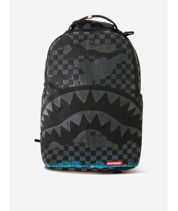 Sprayground Kids Fiber Optics 3am The Party Never Stops DLXSR Backpack in Black offre 