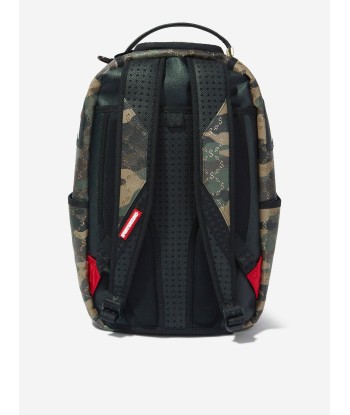 Sprayground Kids $ Pattern Over Camo Backpack in Green Jusqu'à 80% De Réduction