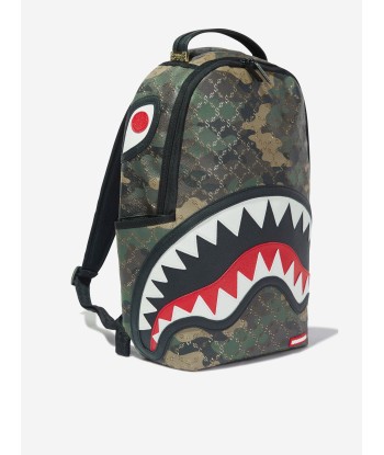 Sprayground Kids $ Pattern Over Camo Backpack in Green Jusqu'à 80% De Réduction