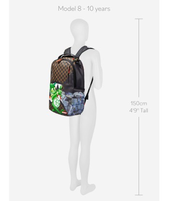 Sprayground Kids Money Bear Reveal Backpack in Brown pas cher