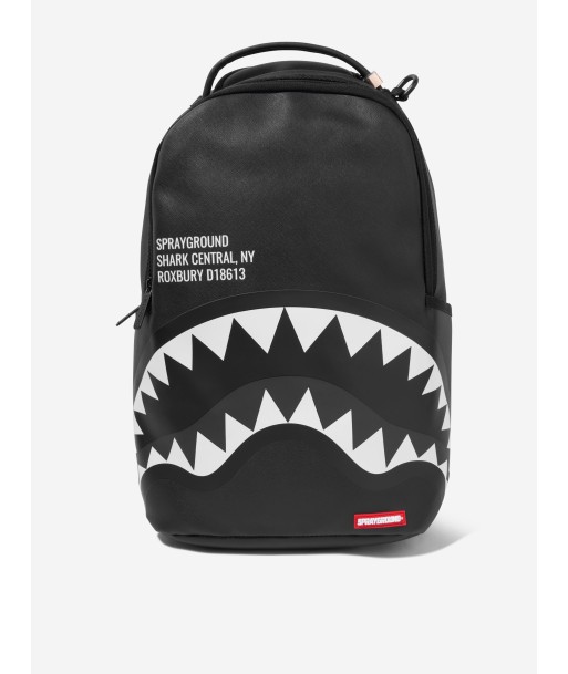 Sprayground Kids Sharks Central 2.0 SP DLXSV Backpack in Black pas cher