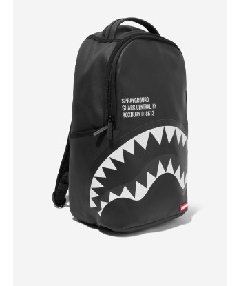 Sprayground Kids Sharks Central 2.0 SP DLXSV Backpack in Black pas cher