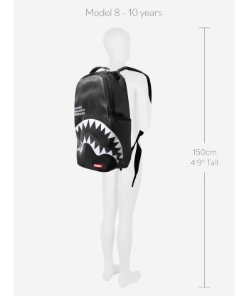 Sprayground Kids Sharks Central 2.0 SP DLXSV Backpack in Black pas cher