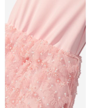 Self Portrait Girls Sequin Dress in Pink suggérées chez