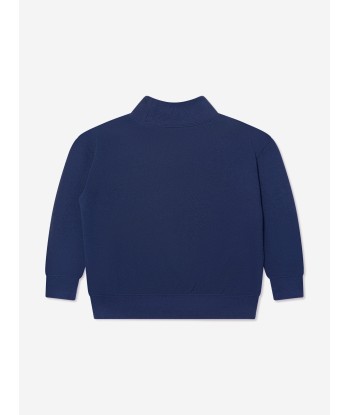 Ralph Lauren Girls Varsity Polo Sweatshirt in Navy français