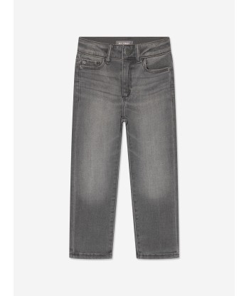 DL1961 Girls Chloe Skinny Fit Jeans in Grey de l' environnement